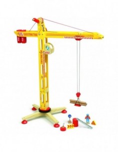 Grande grue en bois