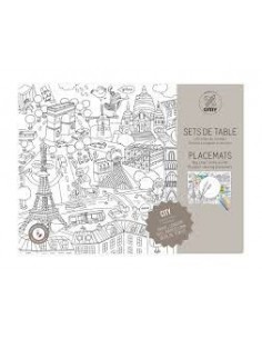 Set de table City map