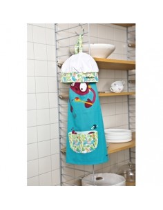 Tablier et toque Georges - Little Chef
