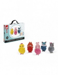 Pompons animaux tous mignons