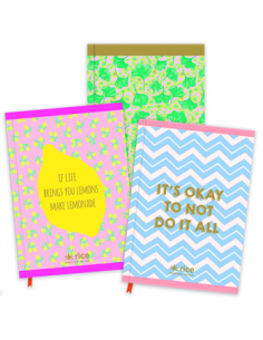 Carnet de note A4 Fleurs