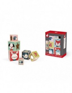 Pyramide 6 cubes - baby forest