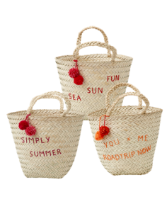 Panier de plage Brodé à...