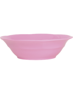Assiette Creuse soupe mélamine Rose Foncé
