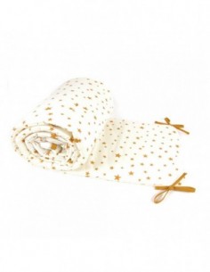 TOUR DE LIT CONSTANTINOPLE ETOILE MOUTARDE