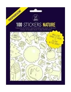 Pochette stickers phosphorescents Cosmos