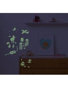 Pochette stickers phosphorescents Cosmos 2