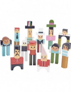 Les bonhommes en cubes