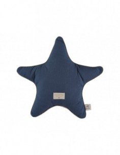 Coussin étoile Aristote Bleu nuit