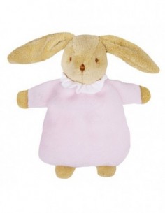 Lapin Nid d'Ange Hochet Rose 20cm
