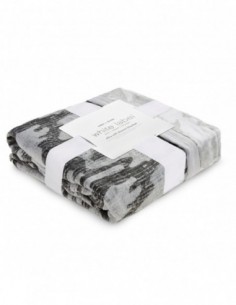 Couverture Bambou imprimée Foragers Ours