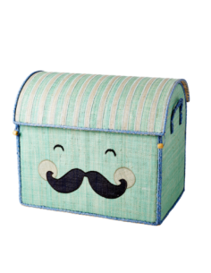 Coffre à jouet L Happy Moustache