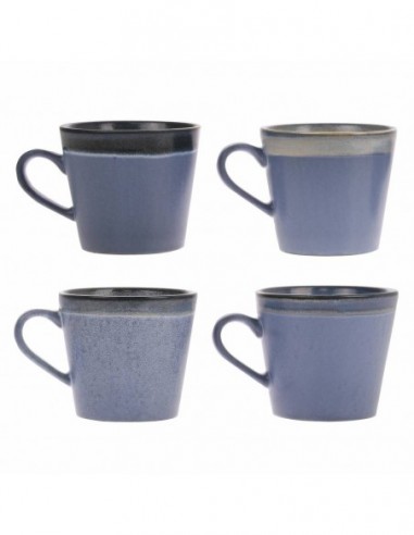 Mug cappuccino bleu