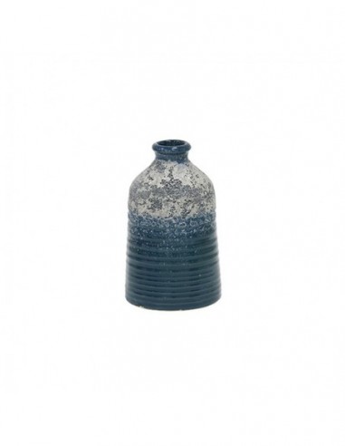 Vase céramique Flowers blue S