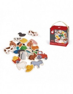 Magnets de la ferme 24 pcs