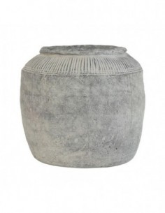 Pot à fleurs ciment L