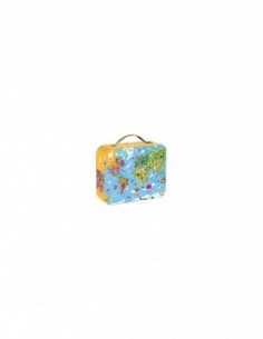 Valise Puzzle Géant Monde 300 pcs