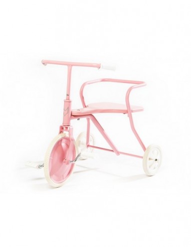 Tricycle Rose métal