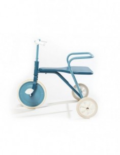 Tricycle Bleu océan métal 2