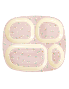 Assiette en mélamine 4 pièces pour enfants