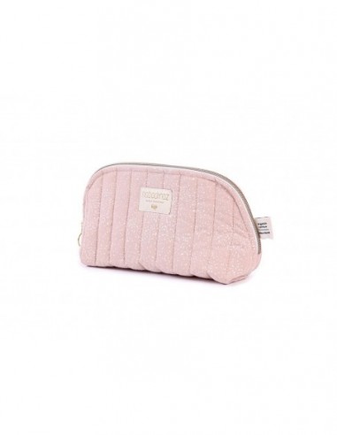 Trousse Holiday S White bubble misty pink
