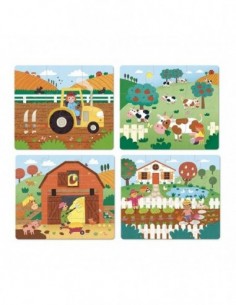 4 puzzles evolutifs ferme 2