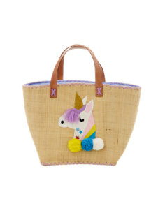 Panier Medium - Broderie Licorne