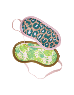 Masque de sommeil coloré en 2 imprimés