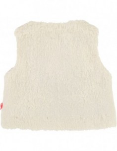 Gilet sans manche ivoire 2