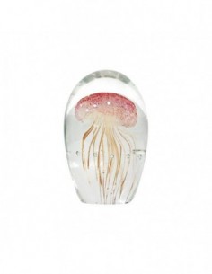 Ornement méduse rose