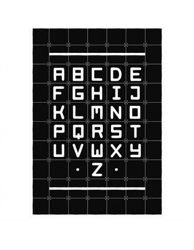 Tableau Alphabet Quotes black