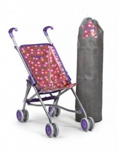 Poussette Coquelicot rouge avec housse