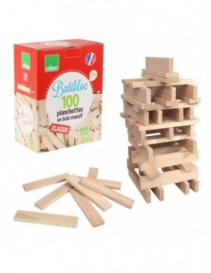 Batibloc classic 100 planchettes bois