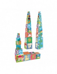 Cubes gigognes animaux du monde