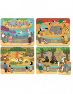 Puzzle du zoo 4*6 pcs