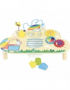 Table d'éveil arc en ciel