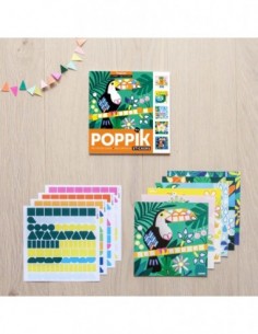Cartes gommettes Tropical 2