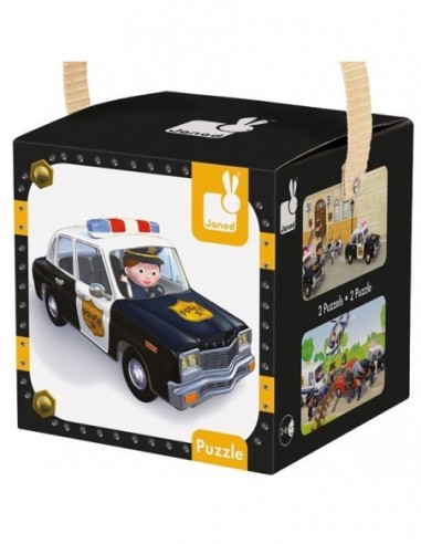 Lovely Puzzles - La voiture de Police de Brice