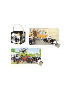 Lovely Puzzles - La voiture de Police de Brice 2