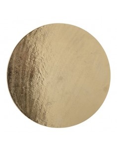Plateau rond doré 2