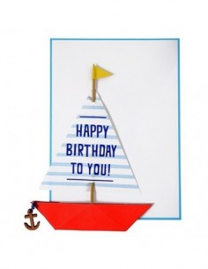 Carte Anniversaire Bateau