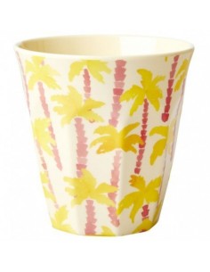 Verre melamine M Palmier Jaune