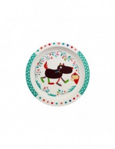 Assiette Bambou Loup
