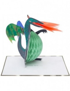 Carte à poser - Dragon à...