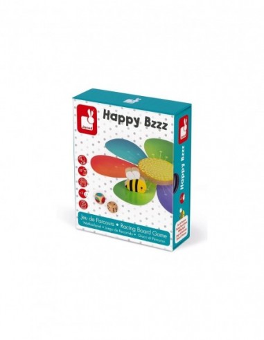 Jeu de Parcours - Happy Bzzz (bois et carton)