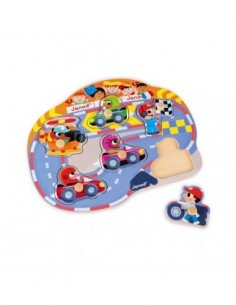 Puzzle Happy Racing 6 pcs