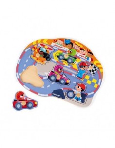 Puzzle Happy Racing 6 pcs 2