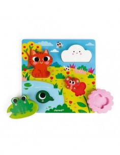 Puzzle Cache-Cache Nature 6 pcs (bois) 2