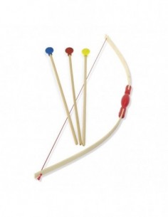 Arc démonté+3 flèches en boîte cible