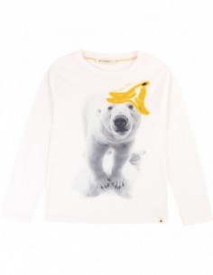 T-shirt coton avec imprimé Offwhite